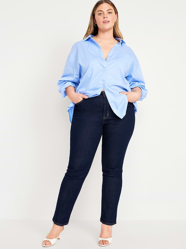 Image number 8 showing, High-Waisted Wow Straight Ankle Jeans