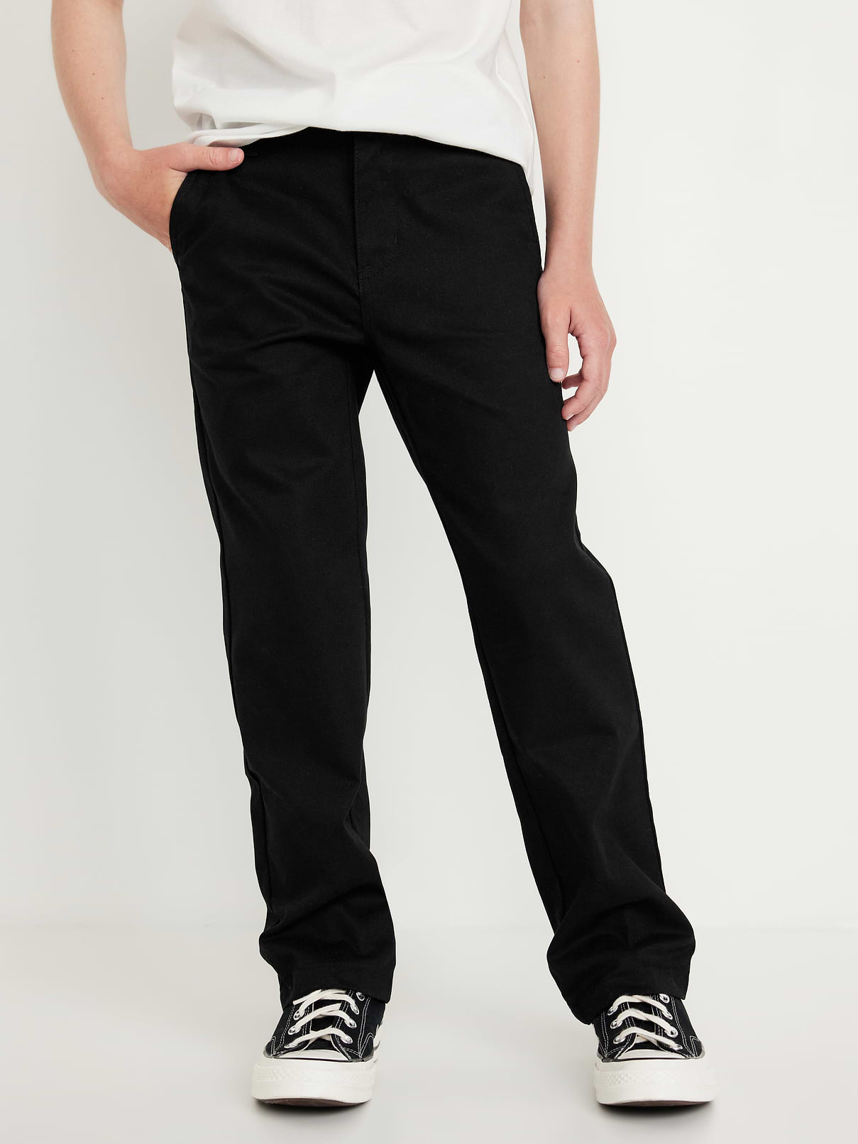 Image number 1 showing, Uniform Straight Leg Pants for Boys