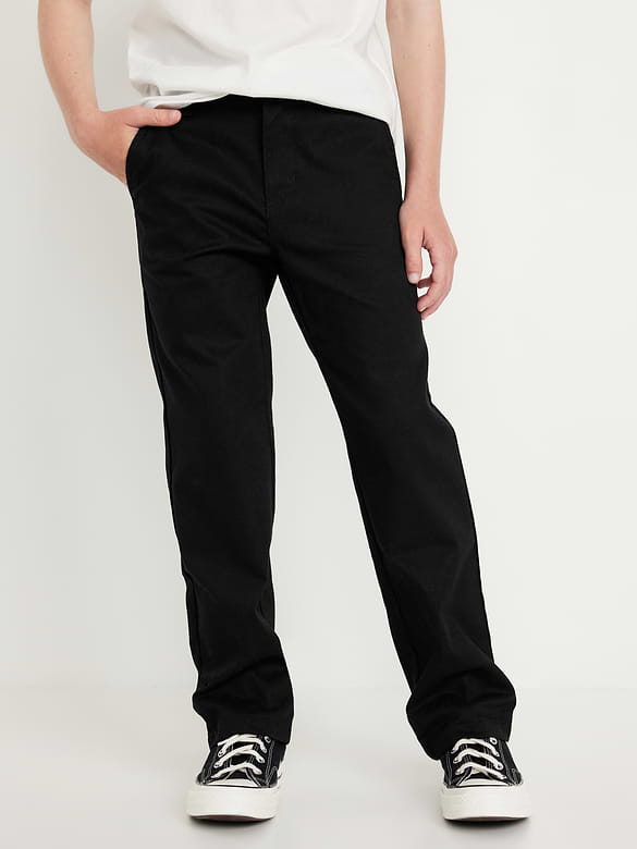 Pantalon d’uniforme droit à Extensibilité intégrée pour Garçon