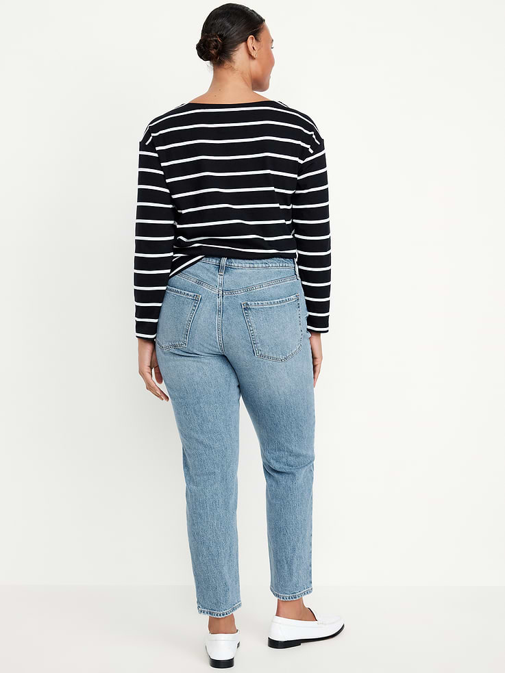 L'image numéro 6 présente Jean OG droit à taille haute longueur cheville