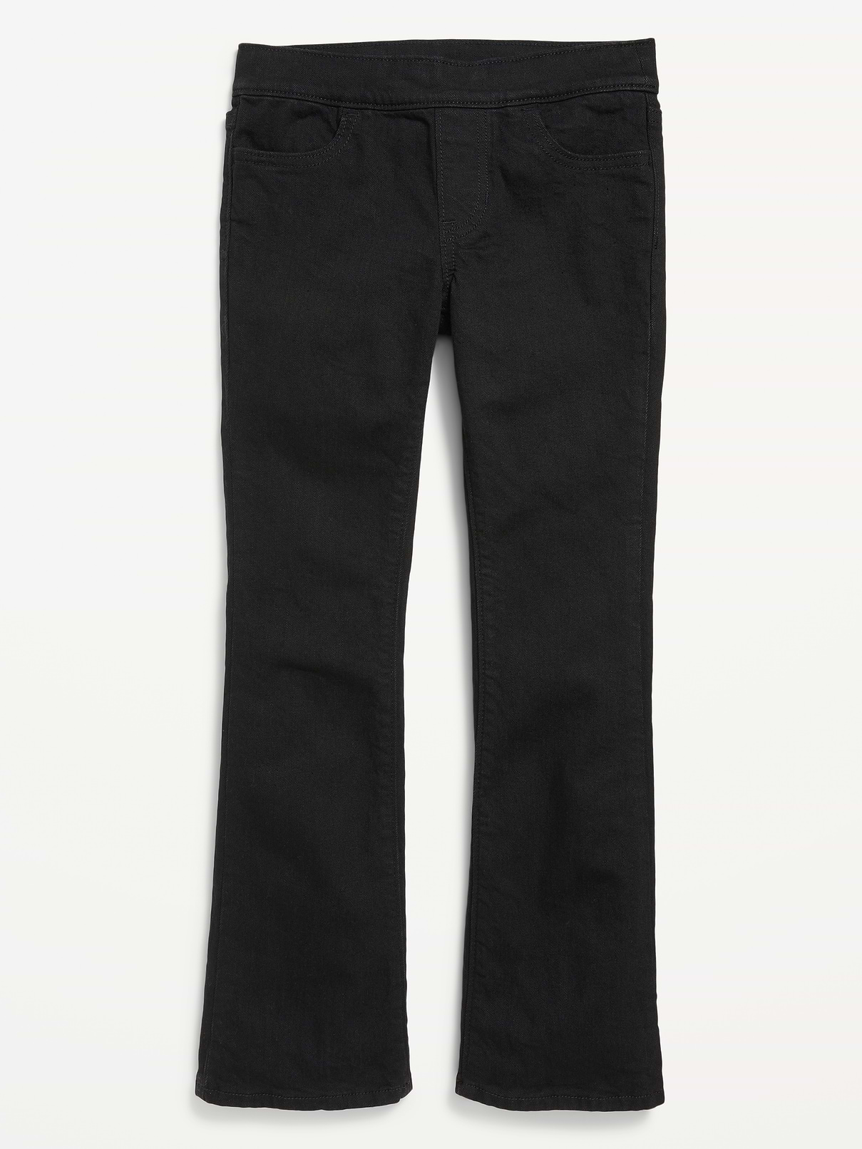 L'image numéro 4 présente Jean Wow semi-évasé à taille extensible pour fille