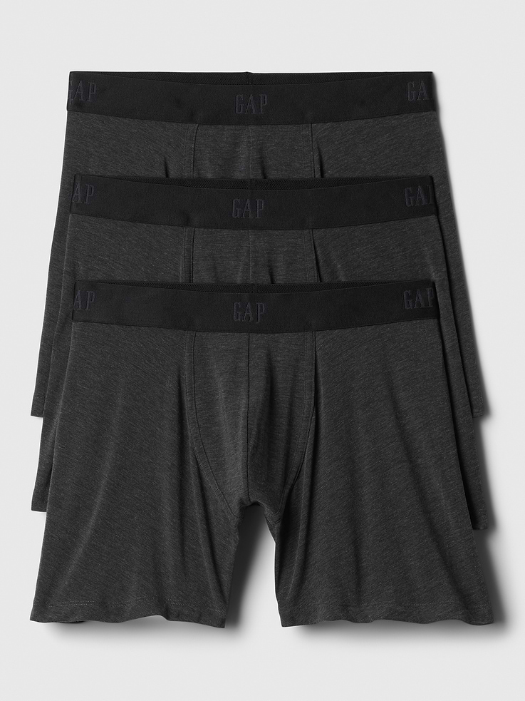 Image number 1 showing, 5" Breathe Boxer Briefs (3-Pack)