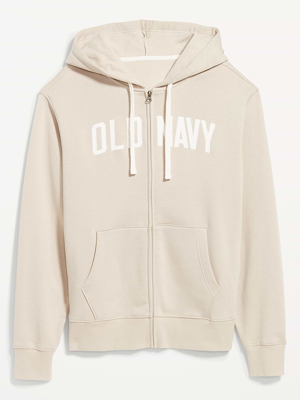 Loose Logo Zip Hoodie