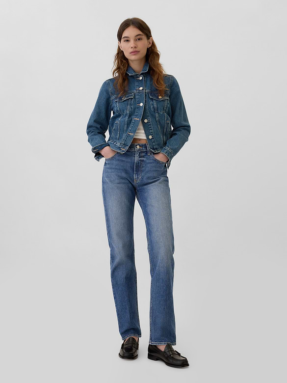 High Rise '90s Slim Straight Jeans