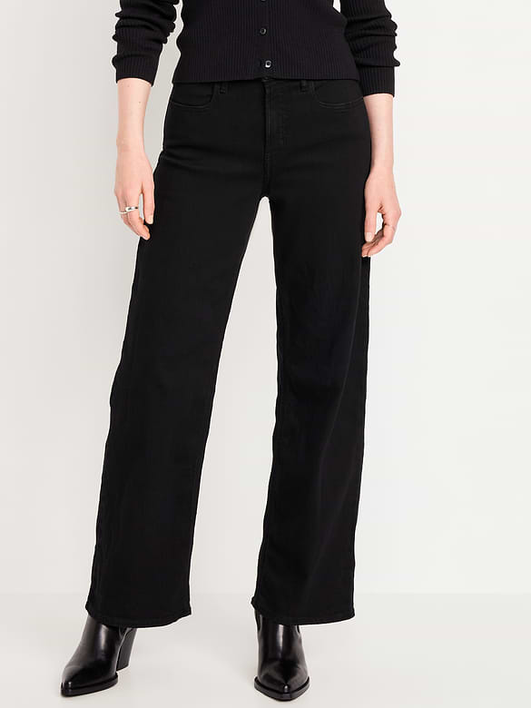 High-Waisted Wow Wide-Leg Jeans