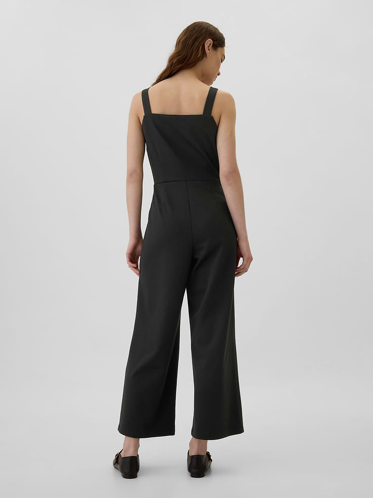 Image 2 of 6, Ponte Squareneck Jumpsuit