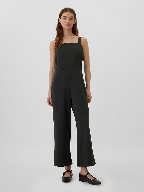 Ponte Squareneck Jumpsuit