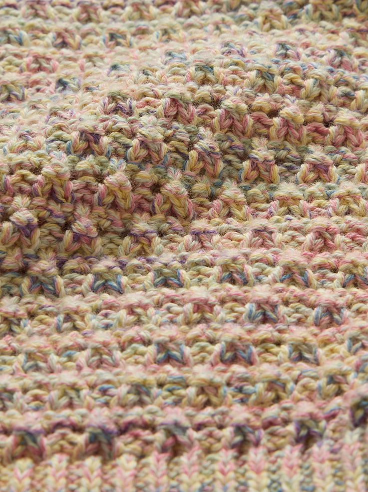 L'image numéro 4 présente Chandail à coupe carrée au crochet pour Enfant