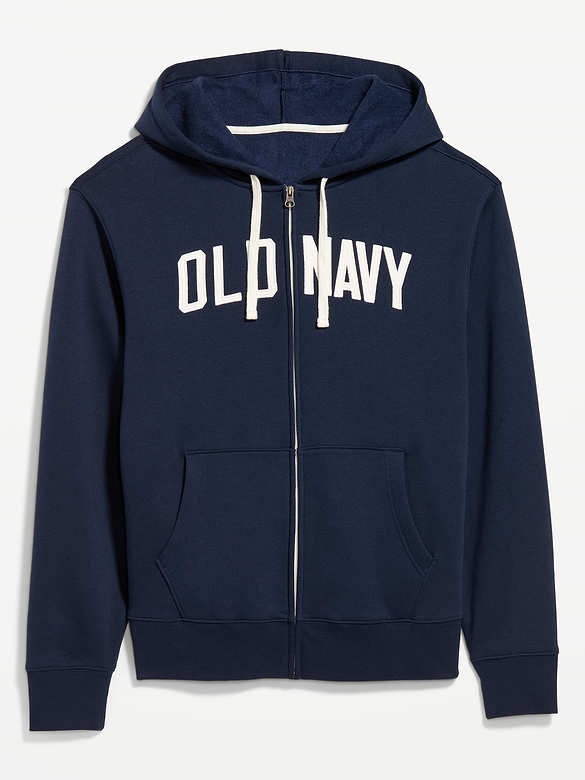 Loose Logo Zip Hoodie