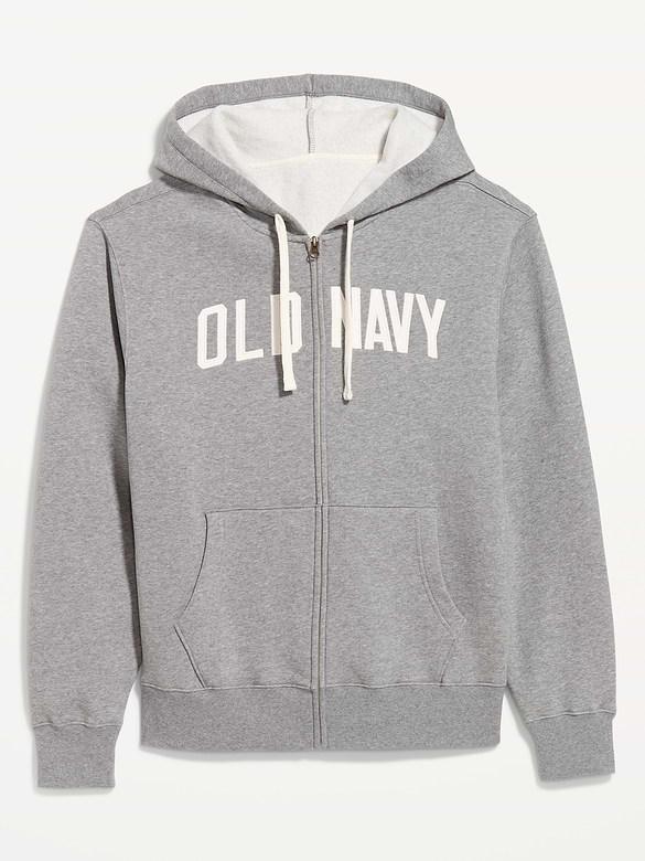 Loose Logo Zip Hoodie