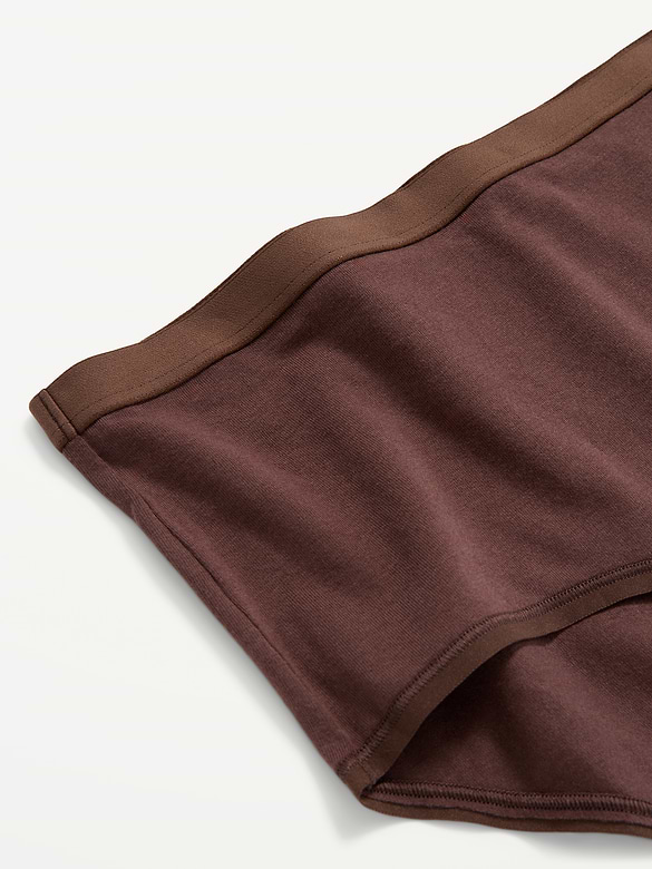 High-Waisted Everyday Brief Cotton Underwear
