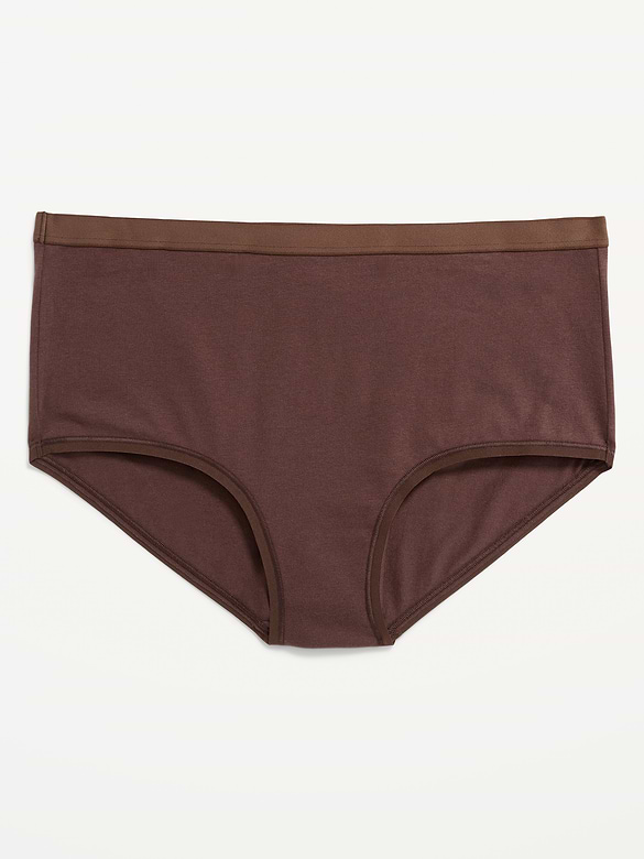High-Waisted Everyday Brief Cotton Underwear
