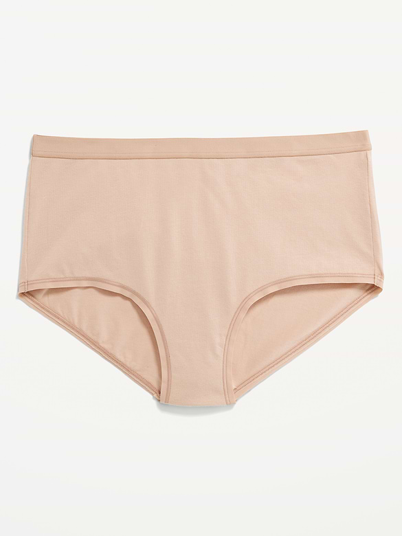 High-Waisted Everyday Brief Cotton Underwear