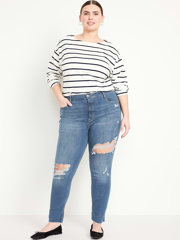 Extra High-Waisted Rockstar 360° Stretch Super-Skinny Jeans
