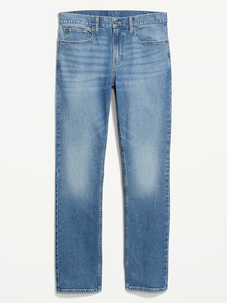 Image number 4 showing, Straight Five-Pocket Built-In Flex Jeans