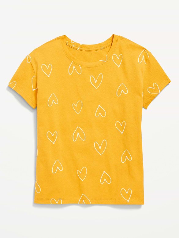 Printed Softest Short-Sleeve T-Shirt for Girls