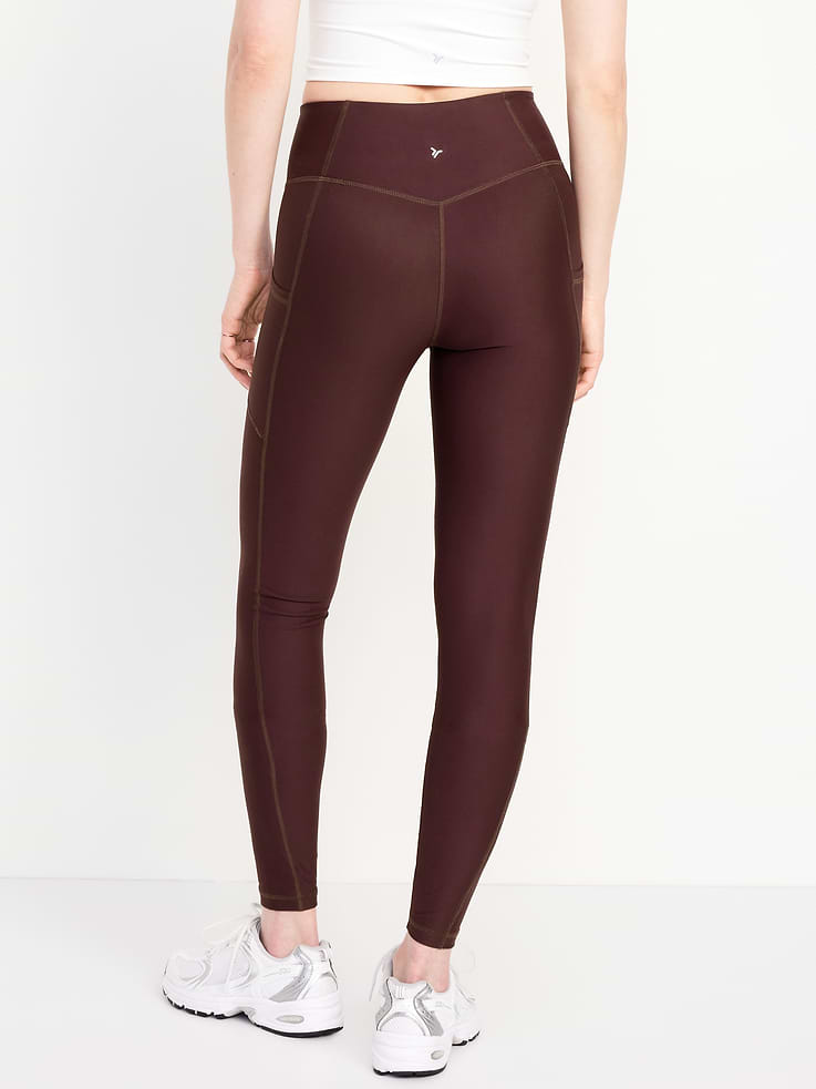 Image number 2 showing, High-Waisted PowerSoft Full-Length Pocket Leggings