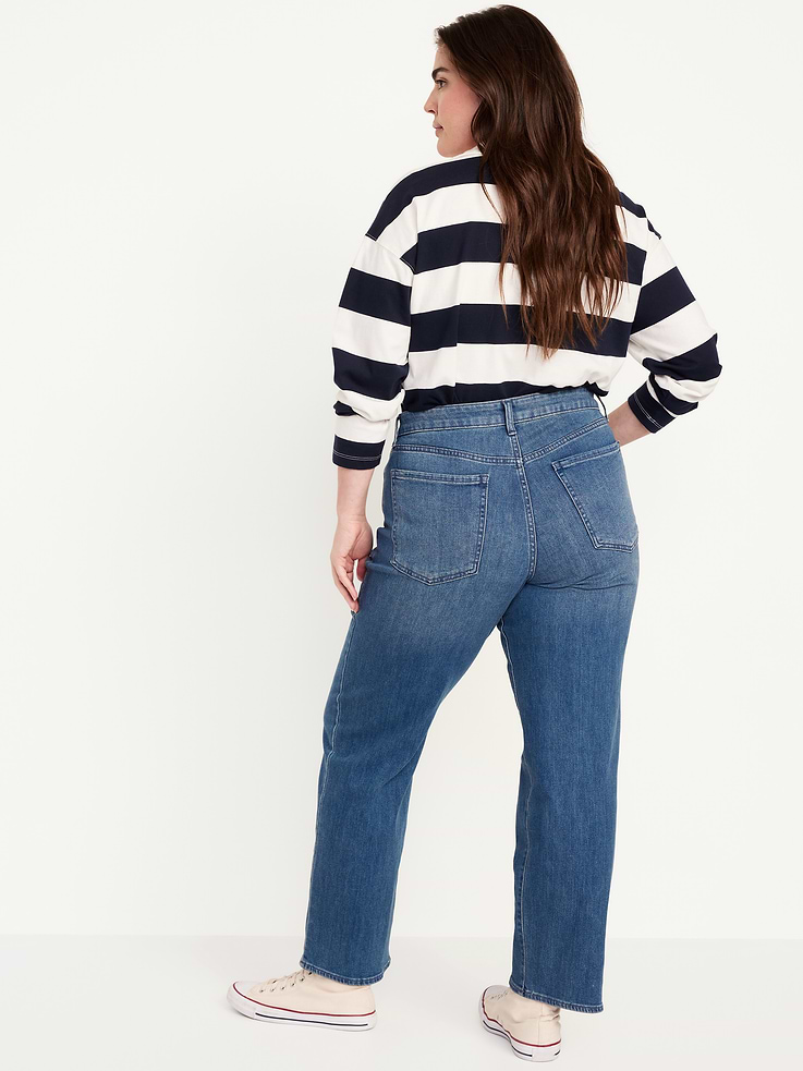 Image number 6 showing, High-Waisted Wow Loose Jeans