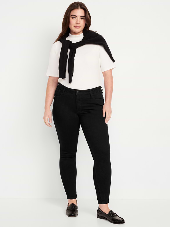 Mid-Rise Rockstar Super-Skinny Jeans