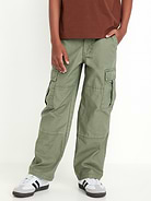 Image 1 of 5, interior adjustable waistband, regular button closure, zip fly, slanted side pockets, adhesive secure flap cargo pockets, single welt pocket at back, Product #418330