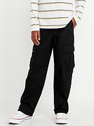Image number 1 showing, Baggy Non-Stretch Cargo Pants for Boys