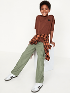 Image 3 of 5, Baggy Non-Stretch Cargo Pants for Boys