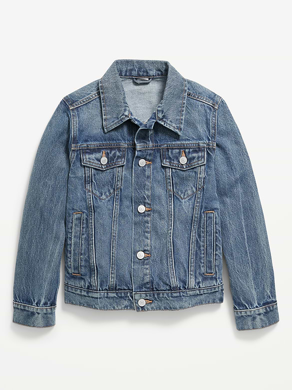 Non-Stretch Jean Trucker Jacket for Boys