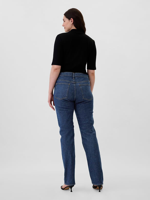High Rise '90s Slim Straight Jeans
