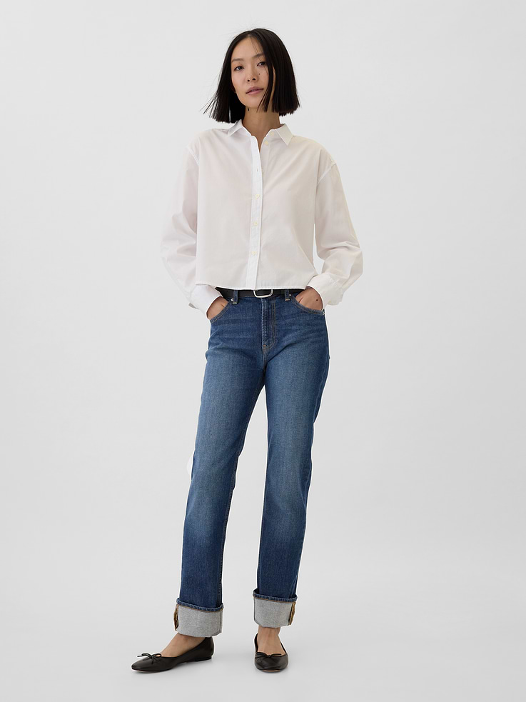 Image number 1 showing, High Rise '90s Slim Straight Jeans