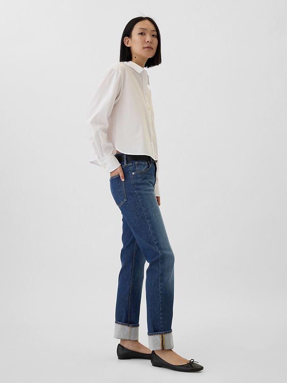 High Rise '90s Slim Straight Jeans