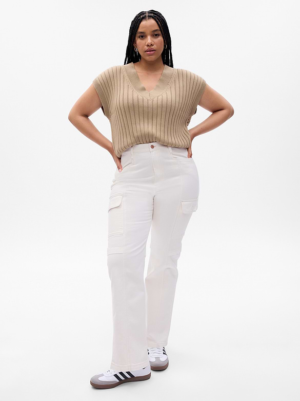 Mid Rise '90s Loose Cargo Jeans