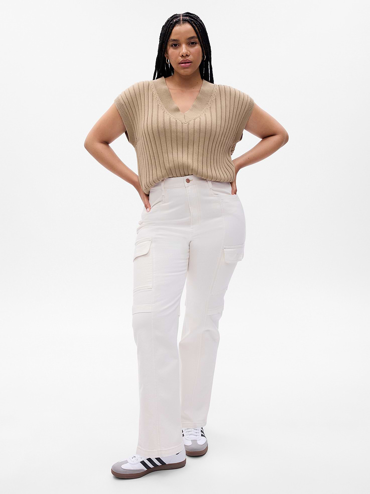 Image number 5 showing, Mid Rise '90s Loose Cargo Jeans
