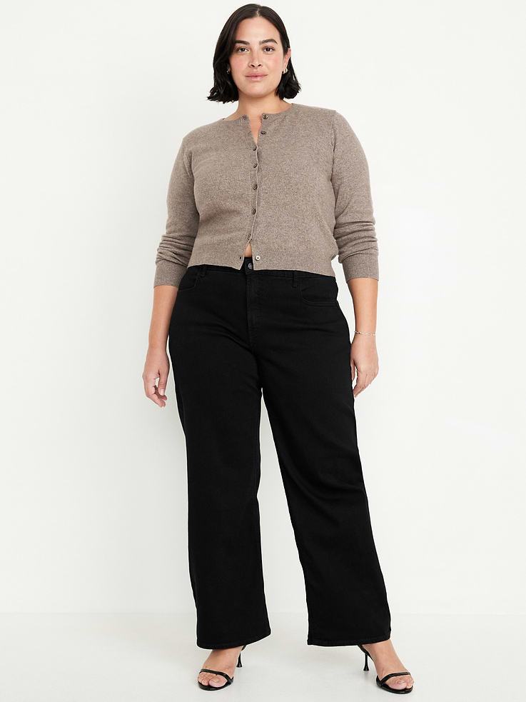 Image number 7 showing, High-Waisted Wow Wide-Leg Jeans
