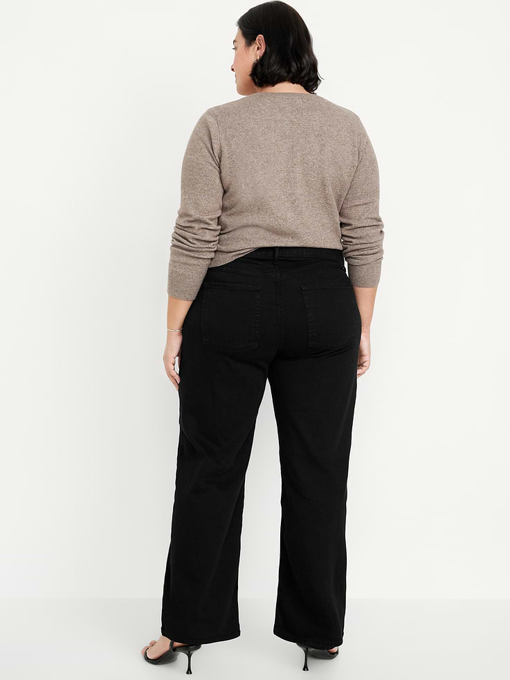 Image number 8 showing, High-Waisted Wow Wide-Leg Jeans