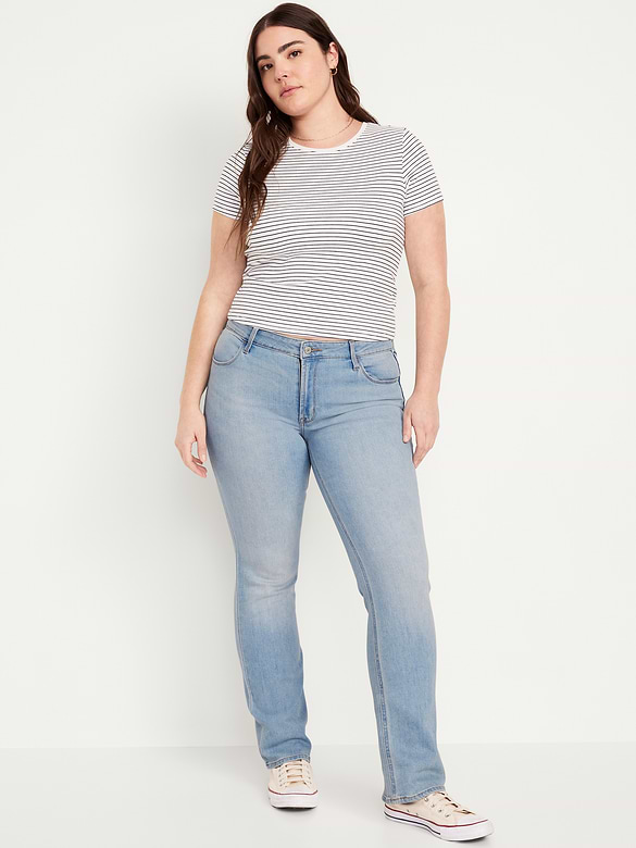 Mid-Rise Wow Boot-Cut Jeans