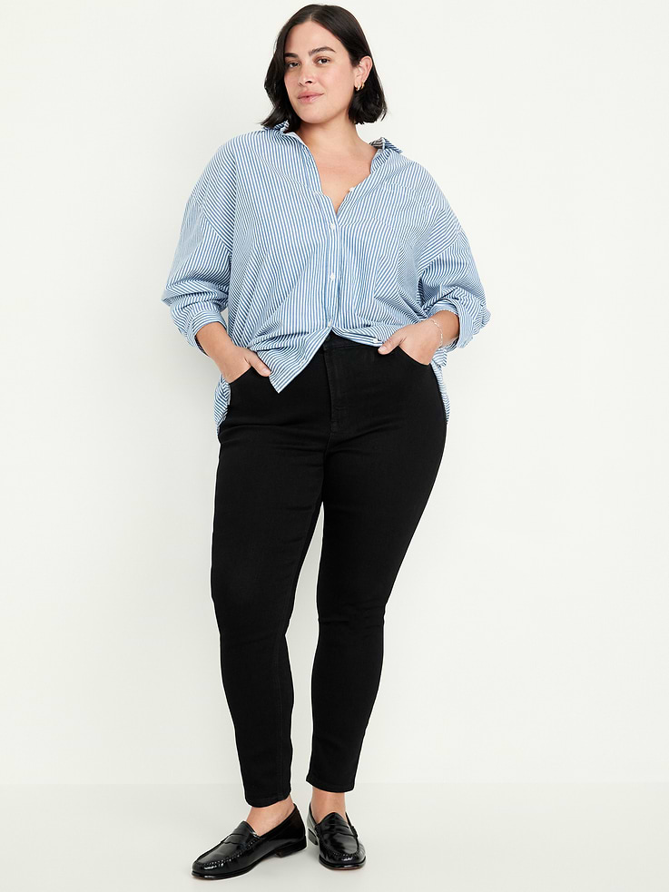 Image number 7 showing, High-Waisted Wow Super-Skinny Jeans
