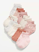 Image number 1 showing, Unisex 10-Pack Ankle Socks for Toddler & Baby