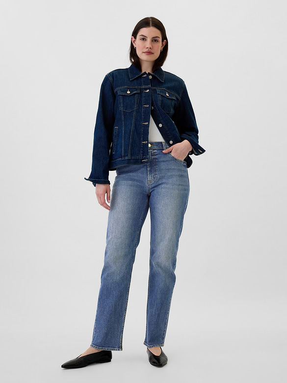 High Rise '90s Slim Straight Jeans