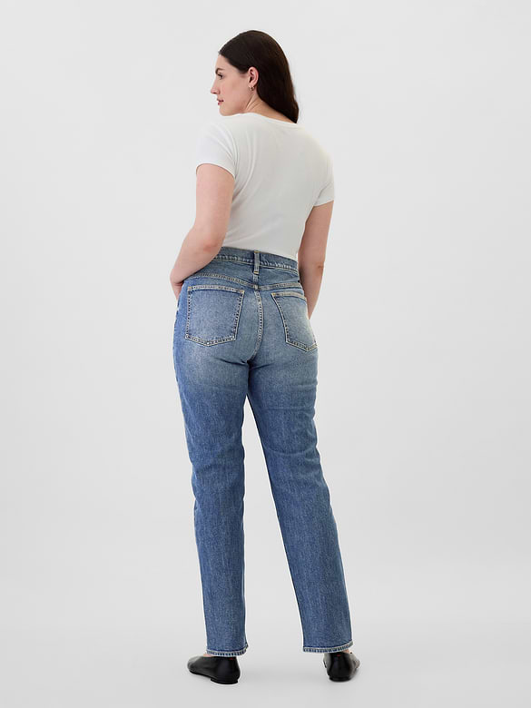 High Rise '90s Slim Straight Jeans