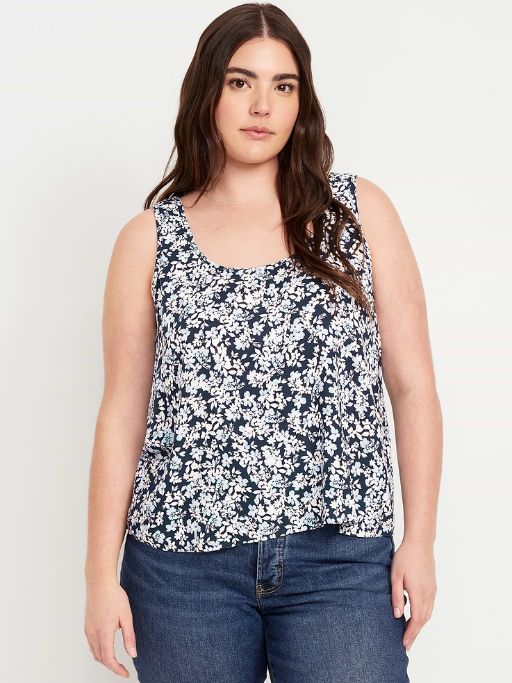 Image 5 de 8, Camisole en tissu souple sans manches
