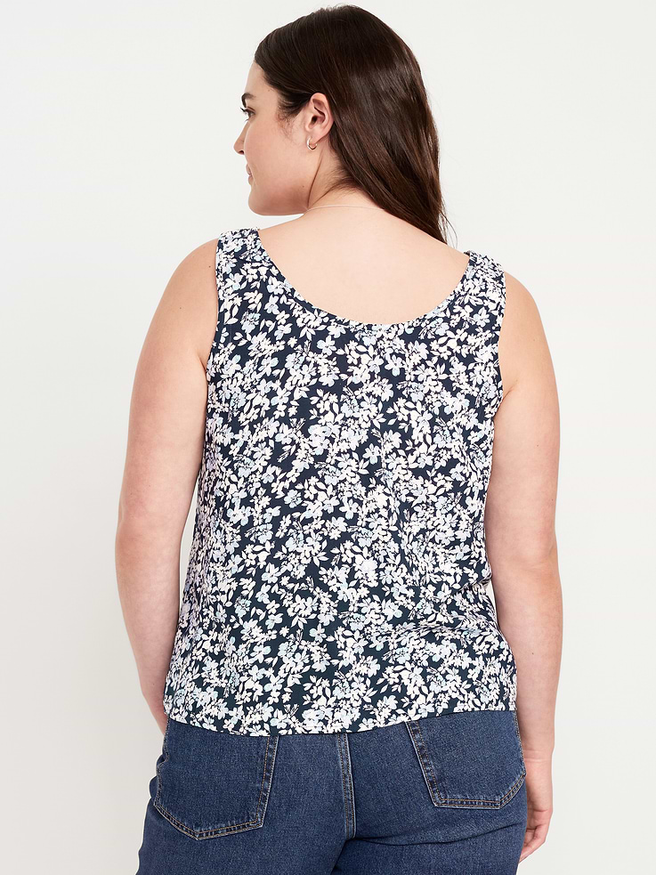 Image 6 de 8, Camisole en tissu souple sans manches