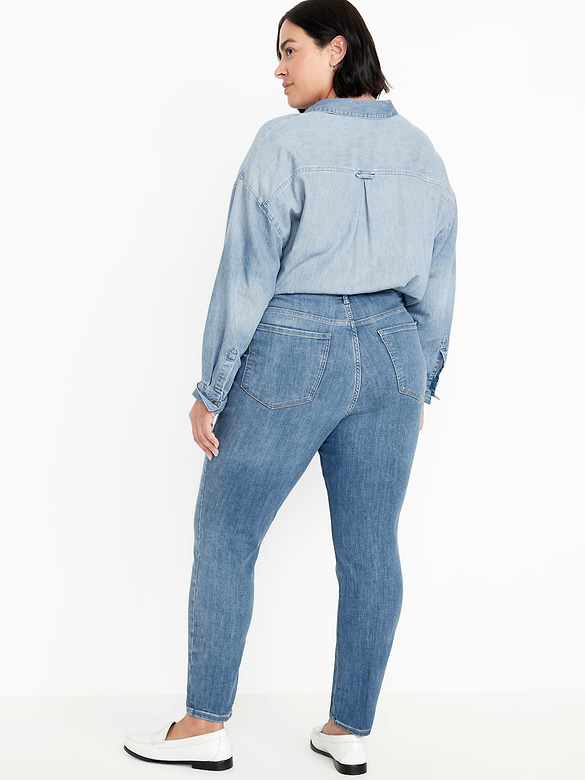 High-Waisted Rockstar Super-Skinny Jeans