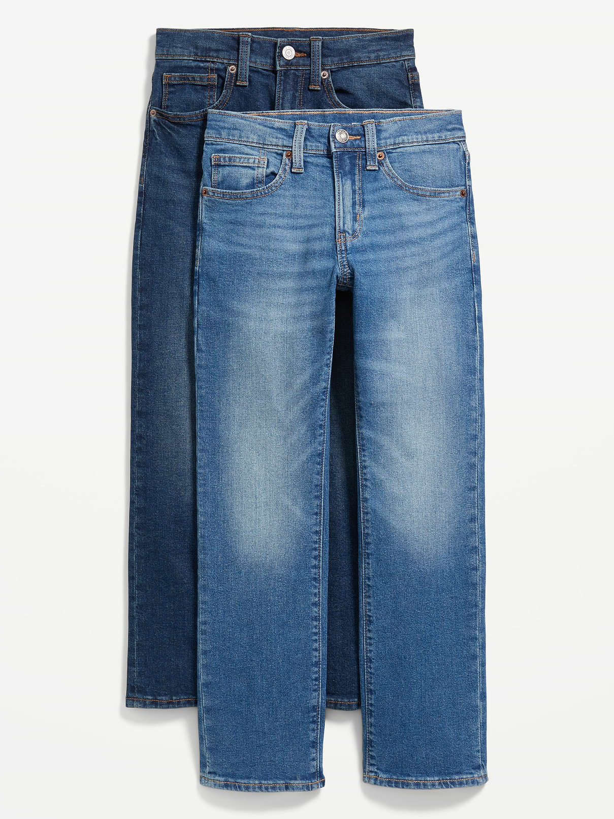 Image number 1 showing, Straight-Leg Built-In Flex Jeans 2-Pack for Boys