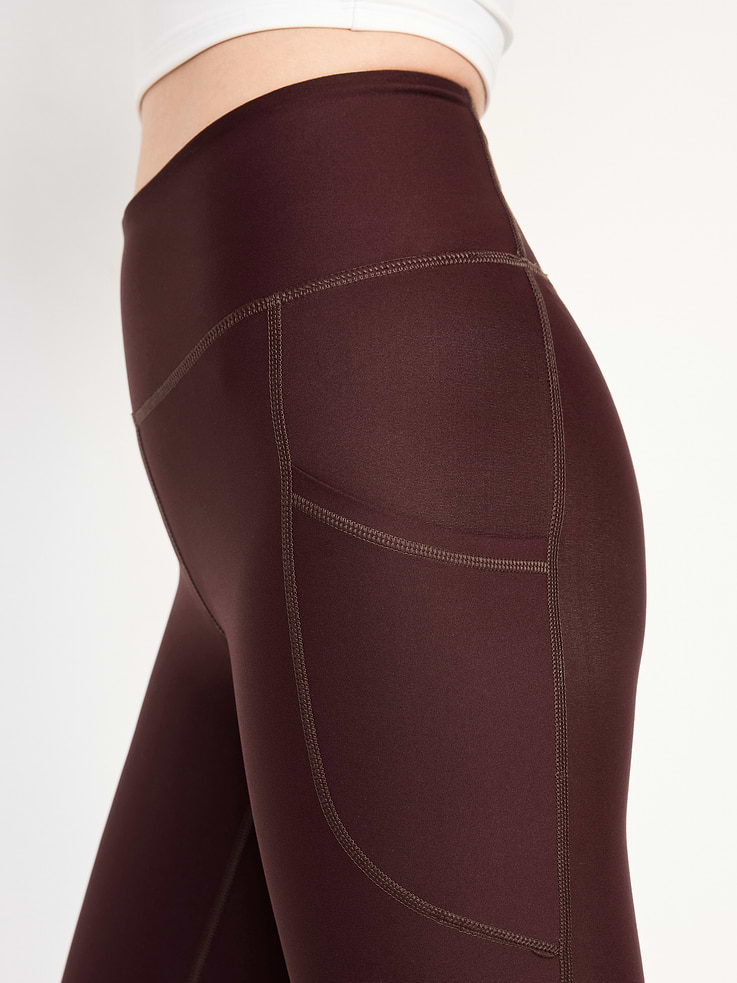 Image number 4 showing, High-Waisted PowerSoft Full-Length Pocket Leggings