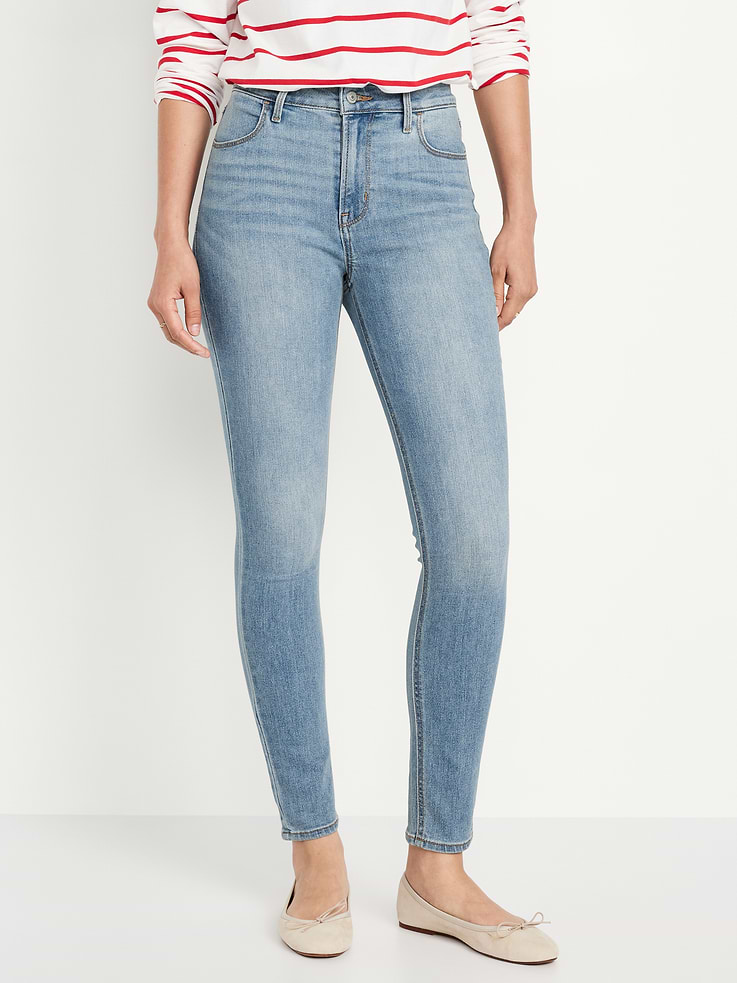 Image number 2 showing, High-Waisted Wow Super-Skinny Jeans