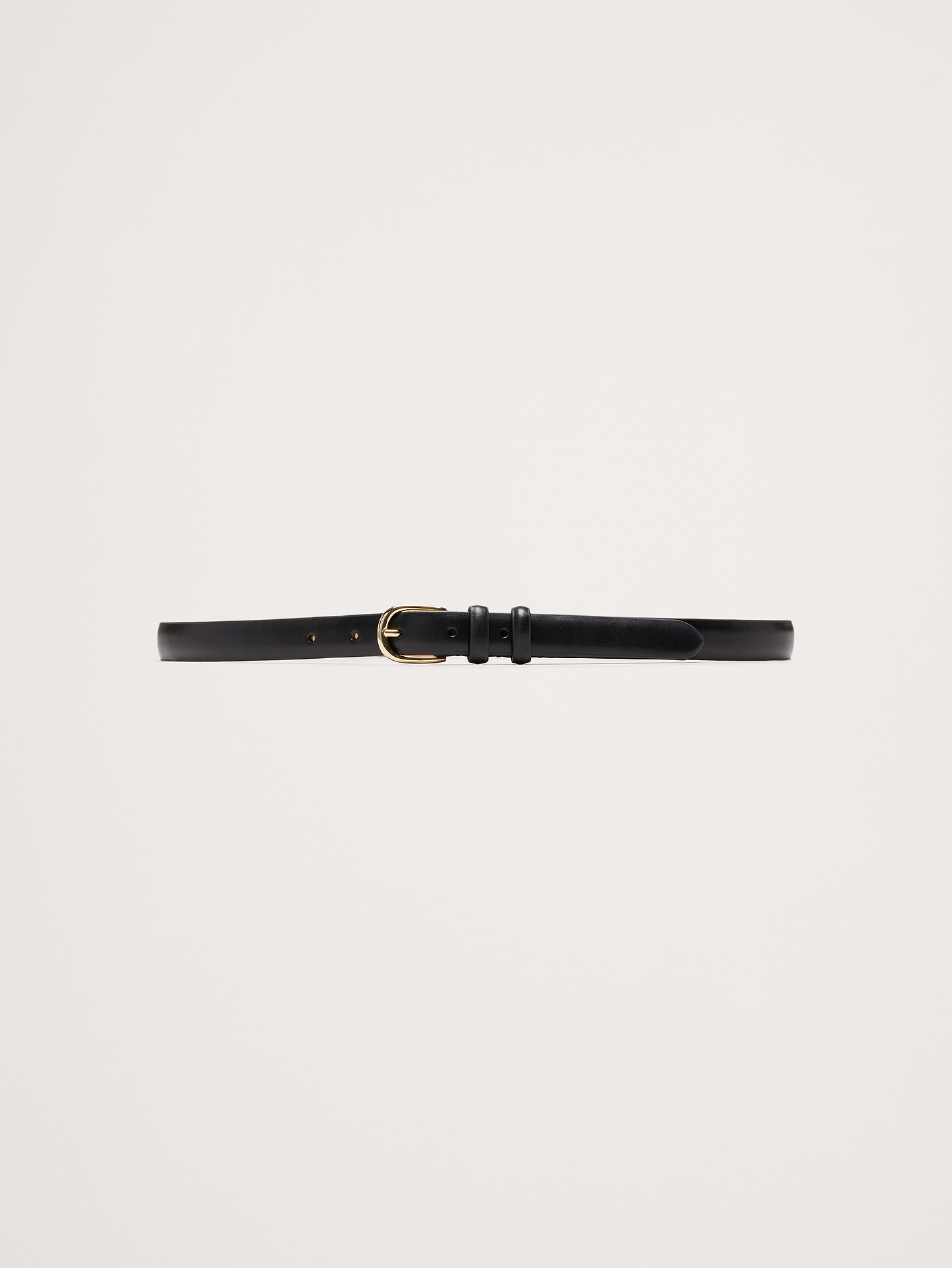 Image number 1 showing, Slim Leather Belt