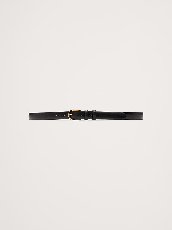Slim Leather Belt