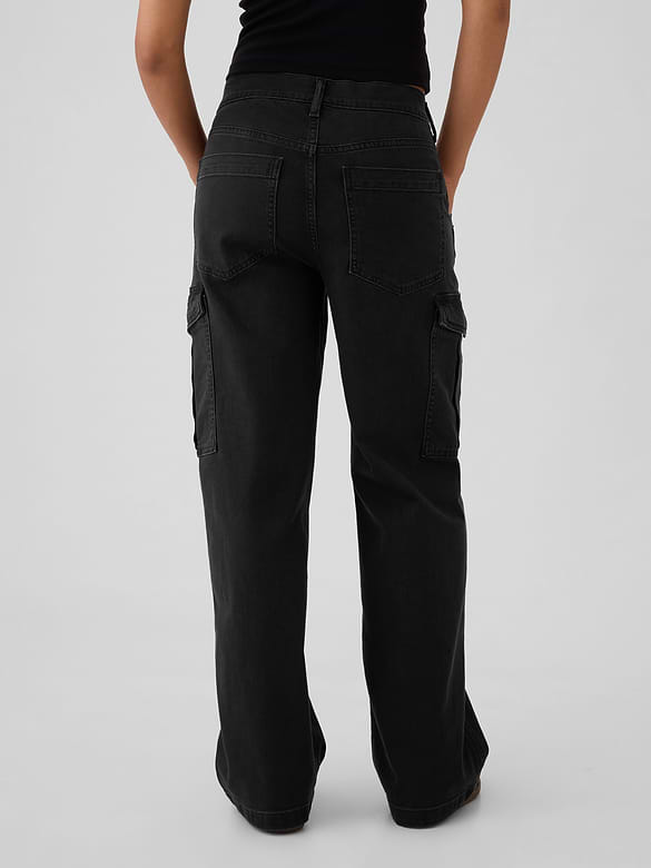 Mid Rise '90s Loose Cargo Jeans