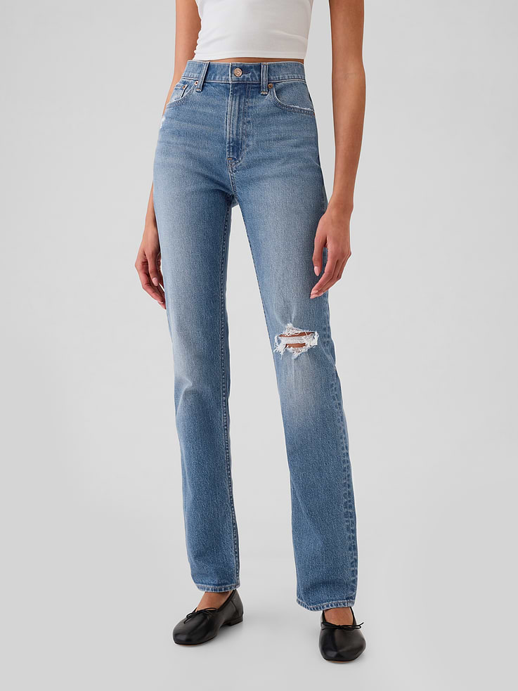 Image number 2 showing, High Rise '90s Slim Straight Jeans
