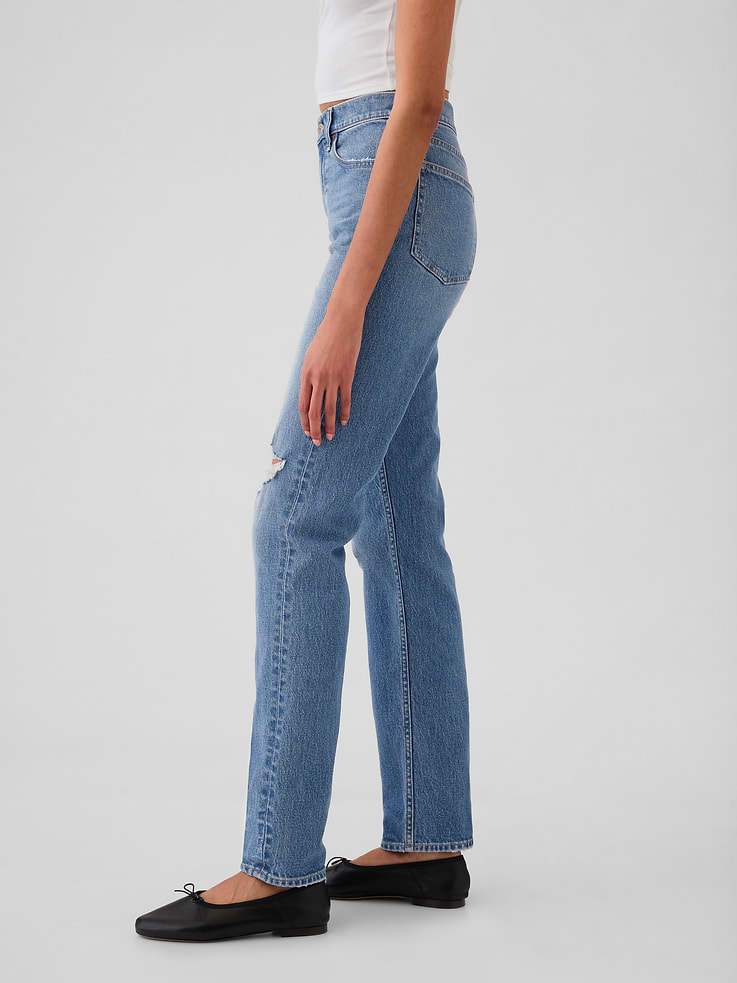 Image number 3 showing, High Rise '90s Slim Straight Jeans